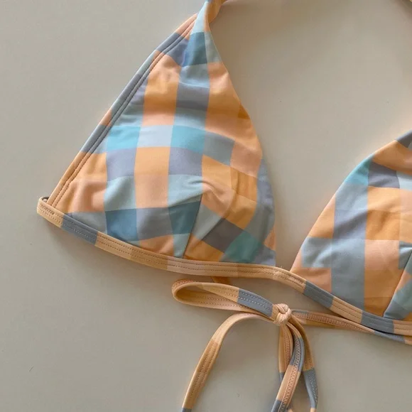 Cupshe Bikini Top Tie Back Halter - Picture 4 of 11